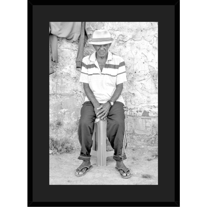 Impressão sob medida · 40,0×60,0 cm · PAPEL PLATINE FIBRE RAG 310GRS MOLDURA PRETA VIDRO ANTIREFLEXO PPT PRETO 8,0CM