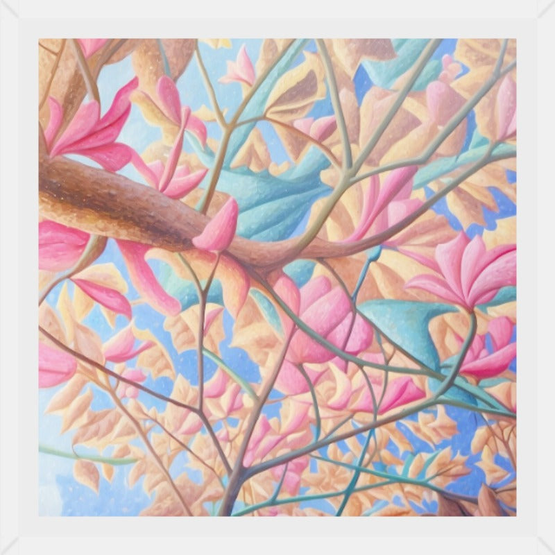 Impressão sob medida · 50,0×50,0 cm · PAPEL PHOTO MATTE 200 GRS MOLDURA BRANCA VIDRO ANTIREFLEXO PPT BRANCO 4,0CM